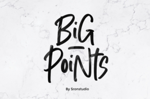 Big Points Font Download