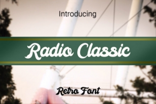 Radio Classic Font Download
