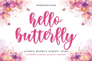 Hello Butterfly Font Download