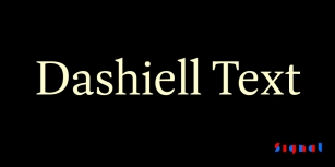 Dashiell Text Font Download