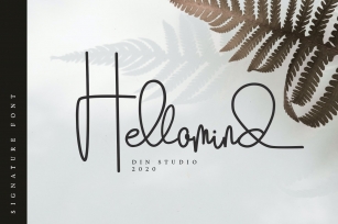 Hellomind-Beautiful Singnature Font Font Download