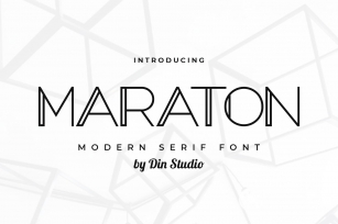Maraton-Modern Serif Font Font Download