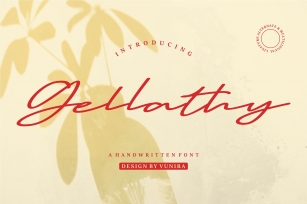 Gellathy | Handwritten Font Font Download
