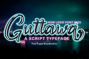 Guttawa | A Logo Typeface Font Font Download