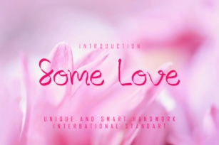 Some Love Font Download