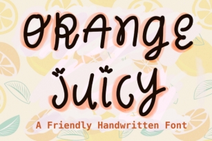 Orange Juicy Font Download