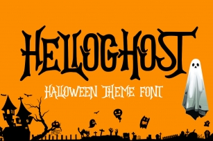 HELLOGHOST - Helloween Theme Font Font Download