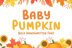 Baby Pumpkin - Fun Display Font Font Download