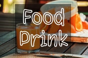 Food Drink Font Download