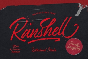 Ranshell - Dry Brush Script Font Download