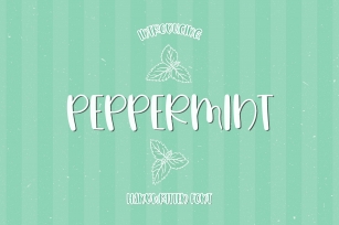 Peppermint - A Quirky Handwritten Font Font Download