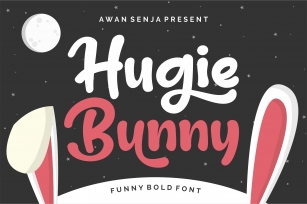 Hugie Bunny - Funny Bold Font Download