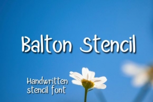 Balton Stencil Font Download