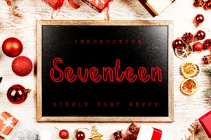 Seventeen Font Download