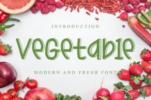 Vegetable Font Download