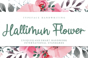 Hallimun Flower Font Download