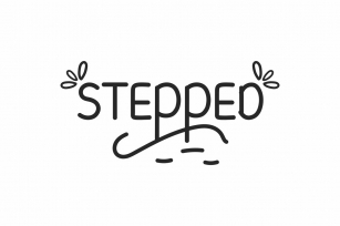 Stepped Font Download