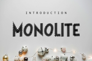 Monolite Font Download