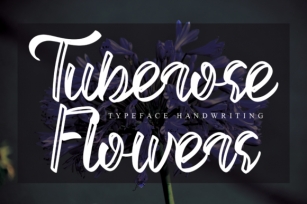 Tuberose Flowers Font Download