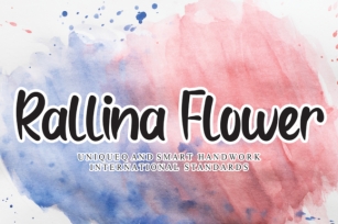 Rallina Flower Font Download