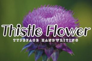 Thistle Flower Font Download