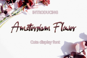 Amsterdam Flower Font Download