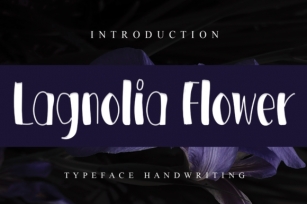 Lagnolia Flower Font Download