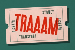 Traaam Font Download