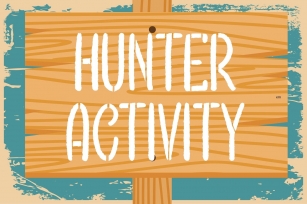 Hunter Activity Font Download