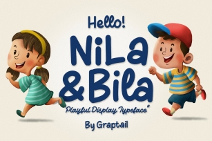 Hello! Nila and Bila Font Download