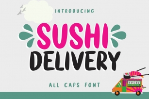 Sushi Delivery Font Download