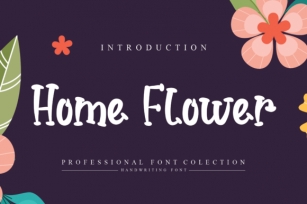 Home Flower Font Download