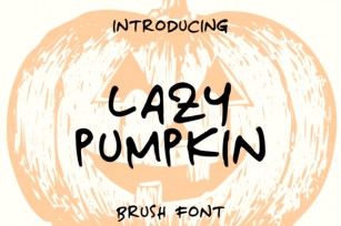 Lazy Pumpkin Font Download