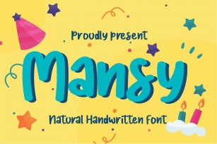 Mansy a Handwritten Font Download