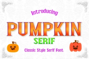 Pumpkin Halloween Font Download