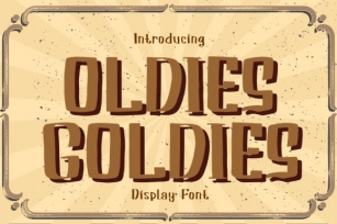 Oldies Goldies Font Download