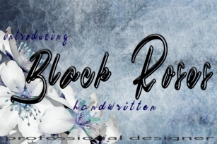 Black Roses Font Download