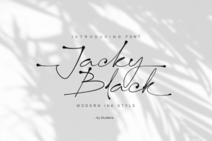 Jacky Black Font Download