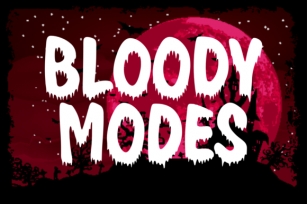 Bloody Modes Font Download