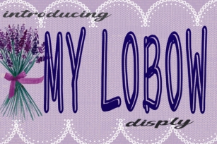 My Lobow Font Download
