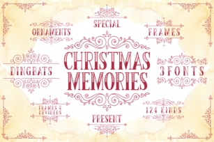 Christmas Memories Font Download