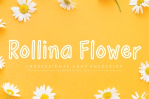 Rollina Flower Font Download