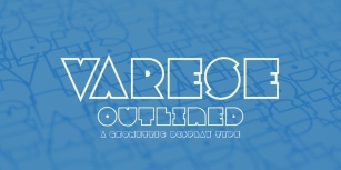 Varese Outlined Font Download