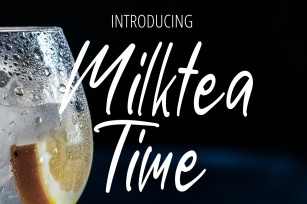 Milktea Time - Handwritten Font Font Download