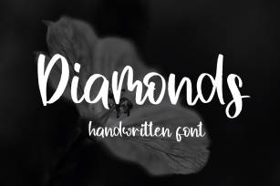 Diamonds Handwritten Font Font Download
