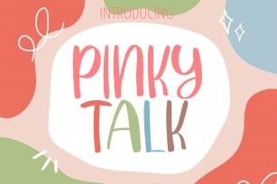 PINKY TALK Display Font Font Download