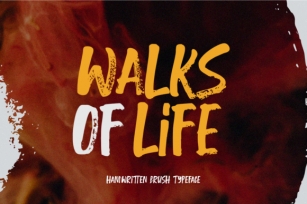 Walks of Life Font Download