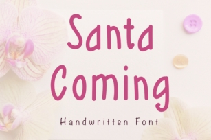 Santa Coming Font Download