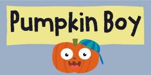 Pumpkin Boy Font Download