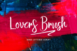 Lovers Brush Font Download